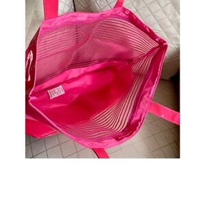 New Nordstrom Pink Beach Summer Shopping Large Tote Shopper Bag